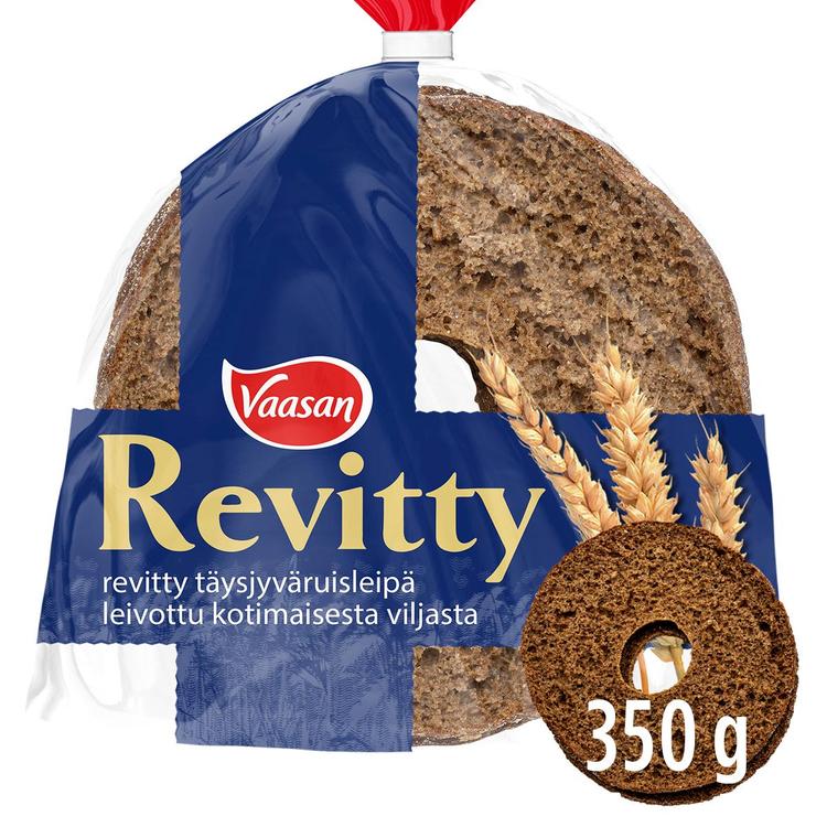 Vaasan Revitty 350g täysjyruisleipä