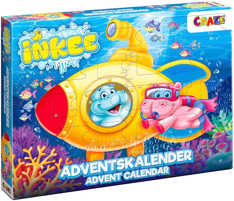 Advendikalender inkee bath fun