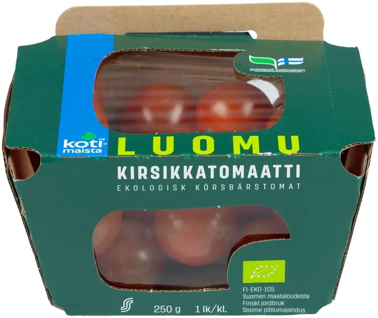 Kotimaista kirsikkatomaatti luomu 250 g