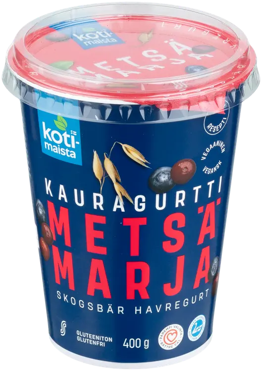 Kotimaista 400g metsämarja kauragurtti