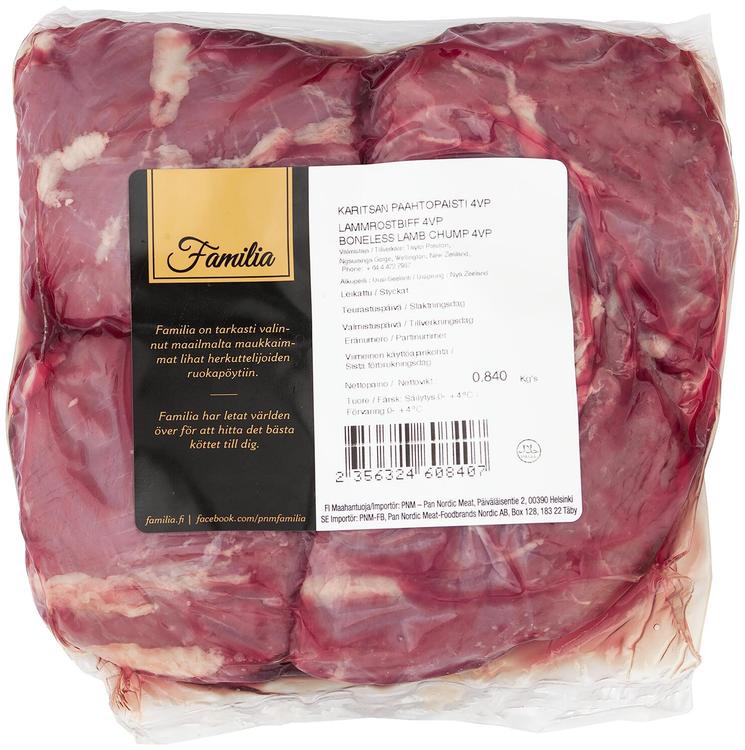 Familia Karitsan paahtopaisti 4 kpl/vakuumi ~0,8kg