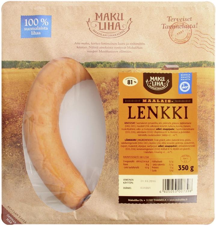 Makuliha Maalaislenkki 350g