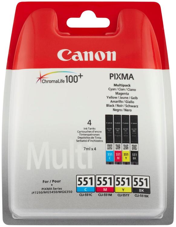 Canon Mustepatruuna CLI-551 multipack
