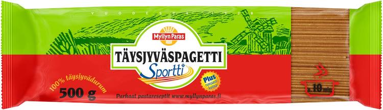Myllyn Paras Sportti Täysjyväspagetti 500 g