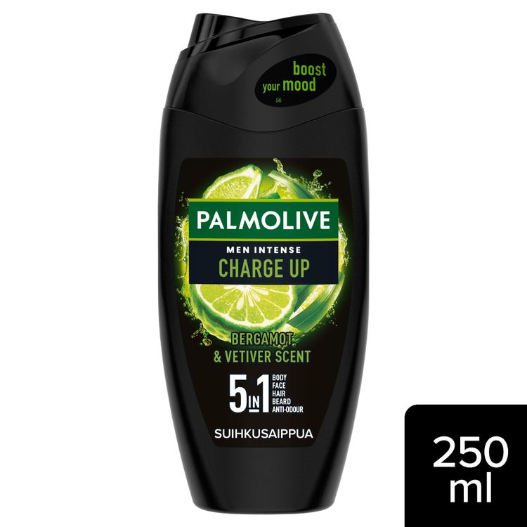 Palmolive Men Intense Charge Up 5 in 1 suihkusaippua 250ml