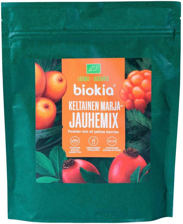 Biokia Luomu keltainen marjajauhemix 150g