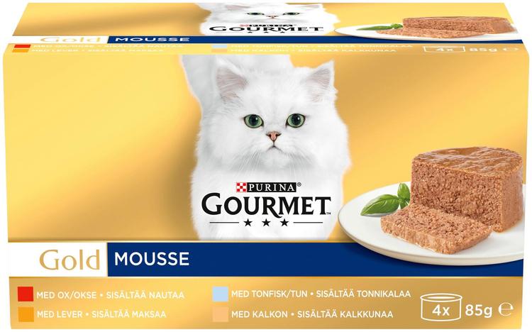 Gourmet Gold kassikonserv pasteet 4pakk 4*85g