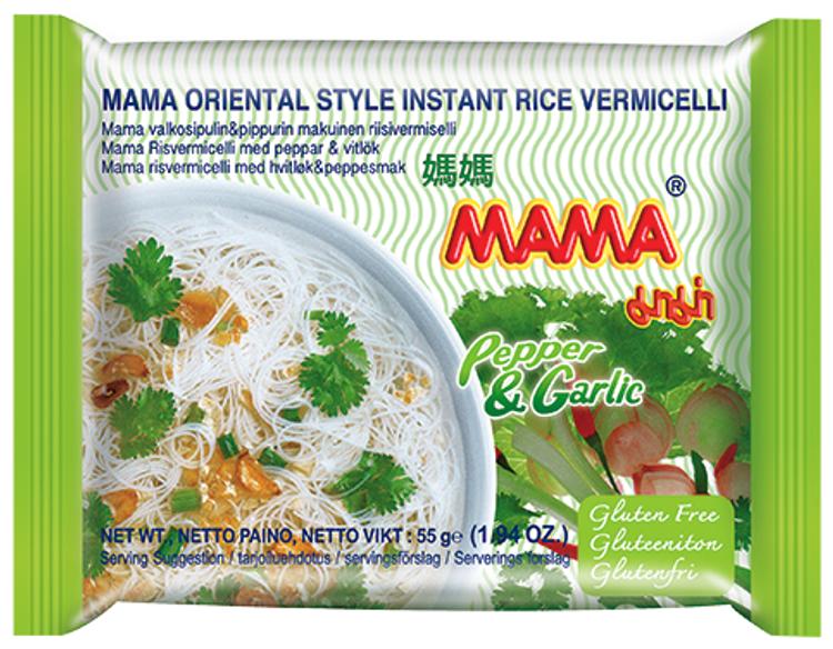 Mama Pippuri & Valkosipuli riisivermiselli keitto 55g