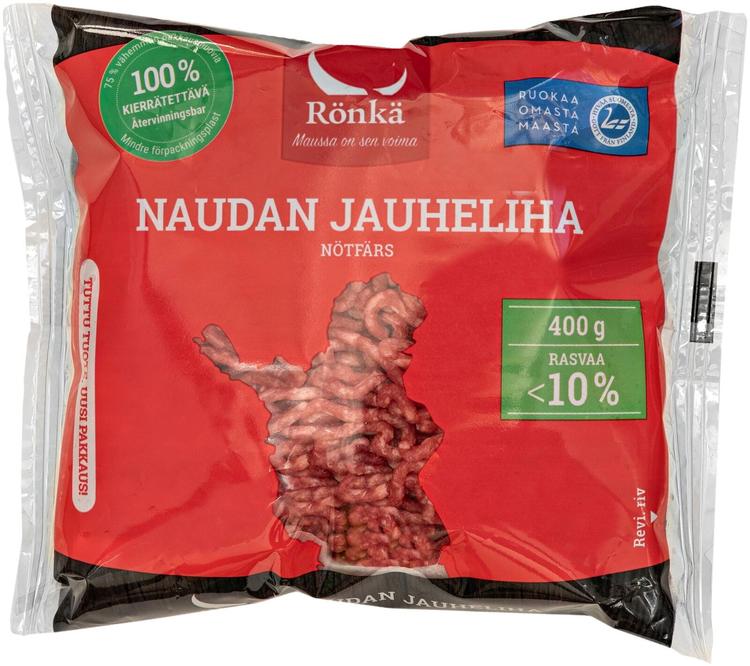 Rönkä Naudan jauheliha 10% 400g