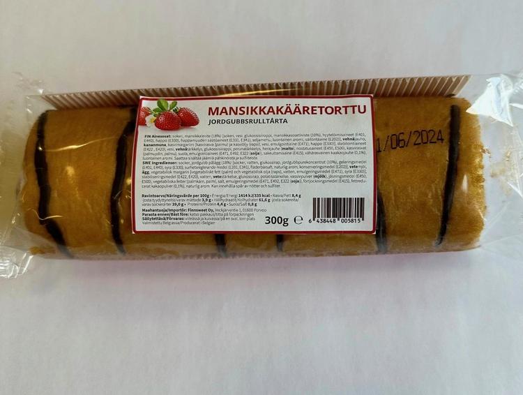 Seghers mansikka kääretorttu 300g