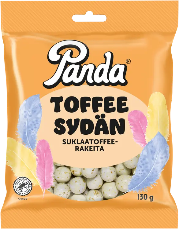 Panda Toffeesydän suklaatoffeerae 130g