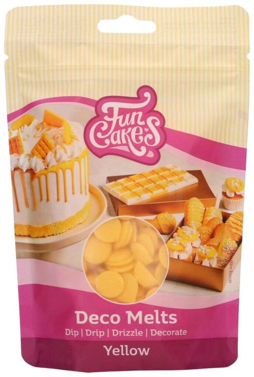 Funcakes decomelts -napit, keltainen 250g