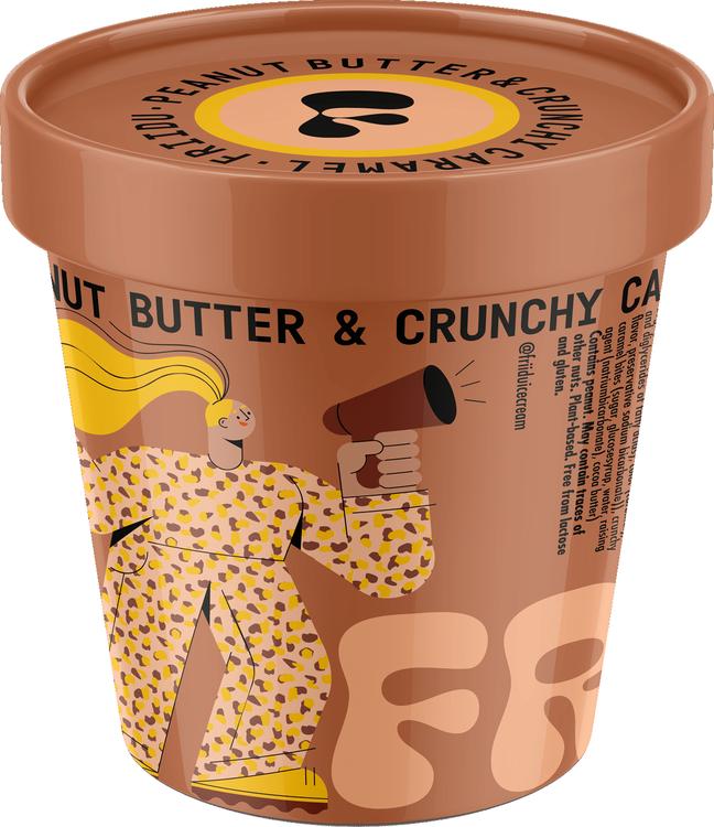 Friidu jäätelö Peanut Butter and Crunchy Caramel 470ml/320g