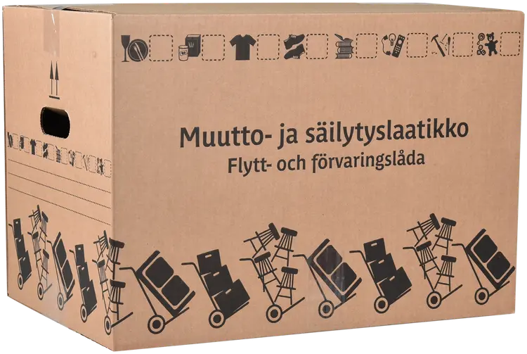 Karto muuttolaatikko 475x315x325mm CTORR