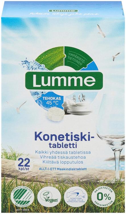 Lumme konetiskitabletti 22tabl