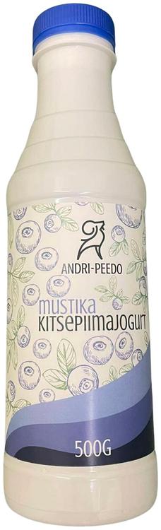 Andri-Peedo kitsepiimajogurt mustikaga, 500 g