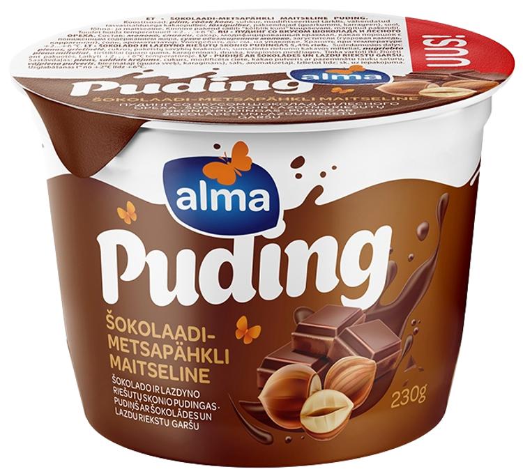 Puding šokolaadi-metsapähkli maitseline, 230g