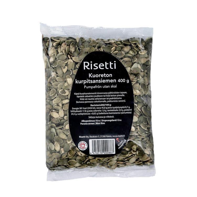 Risetti 400g kuoreton kurpitsansiemen