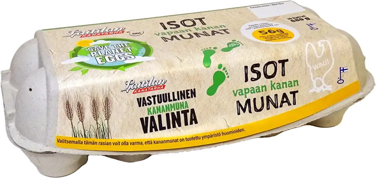 Laitilan Kanatarha isot vapaan kanan munat L10