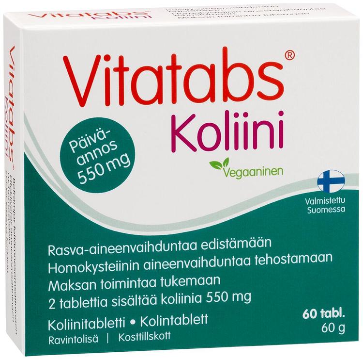 Vitatabs Koliini koliinitabletti 60 tabl