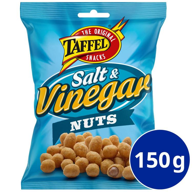 Taffel Salt & Vinegar Nuts kuorrutettu maapähkinä 150g