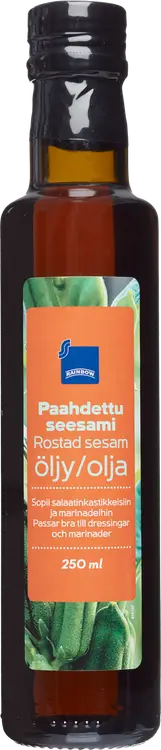 Rainbow seesamiöljy paahdettu 250ml