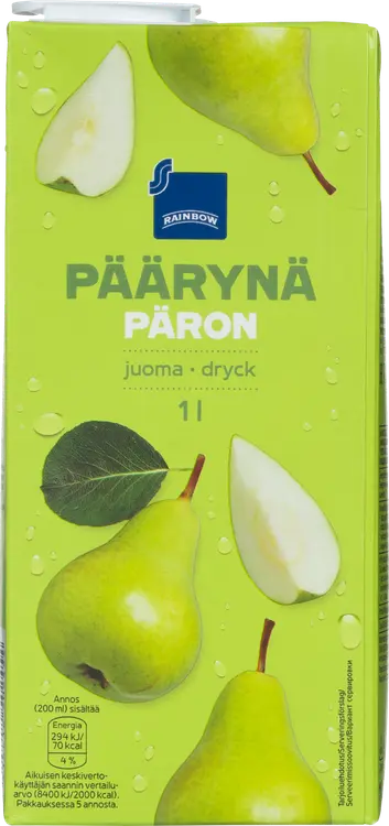 Rainbow päärynäjuoma 1l