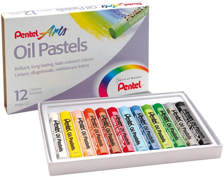 Õlipastellid 12v pentel arts