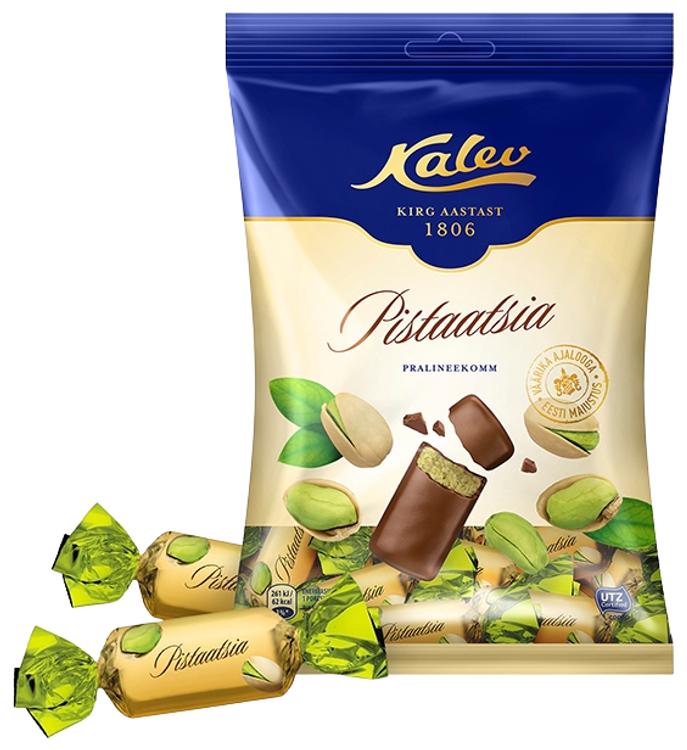 Kalev pistaatsiapähklitega pralineekompvekid 175 g