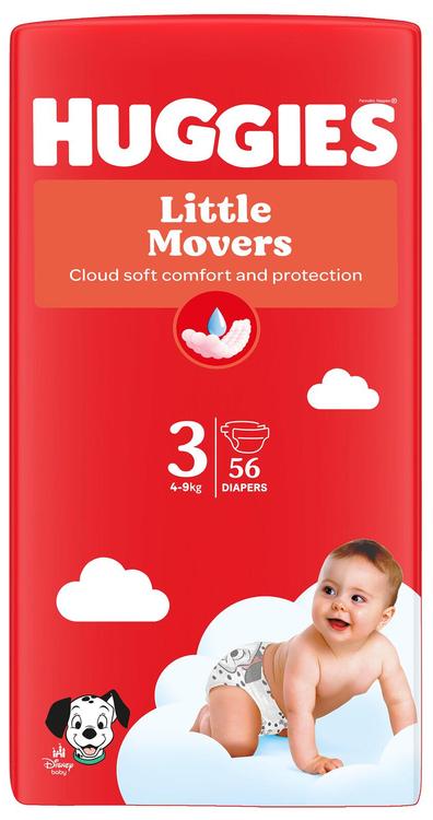 Huggies LM teipmähkmed 3 4-9kg 56tk