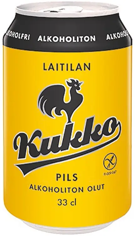 Laitilan Kukko Pils Alkoholiton 0,33L olut