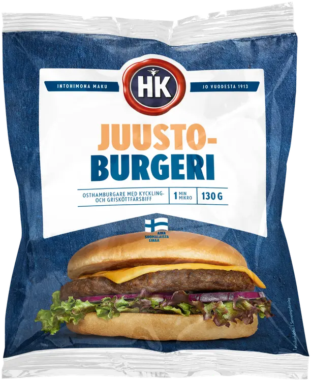 HK juustoburgeri 130g
