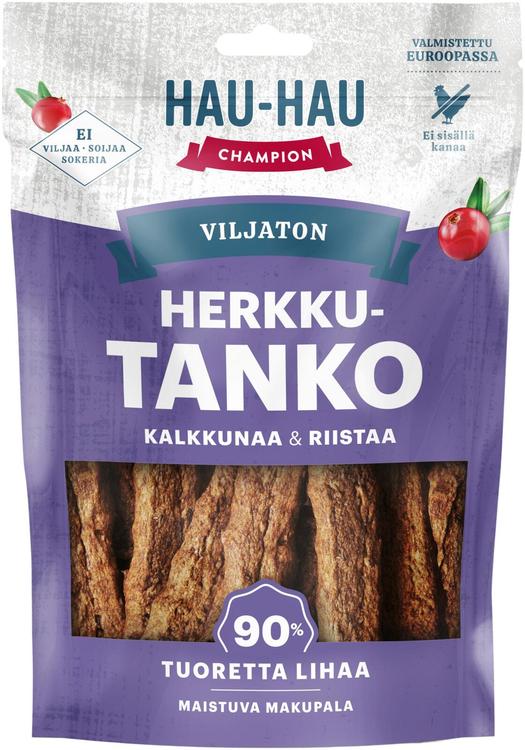 Hau-Hau Champion Viljaton Herkkutanko Kalkkunaa & Riistaa 90 g