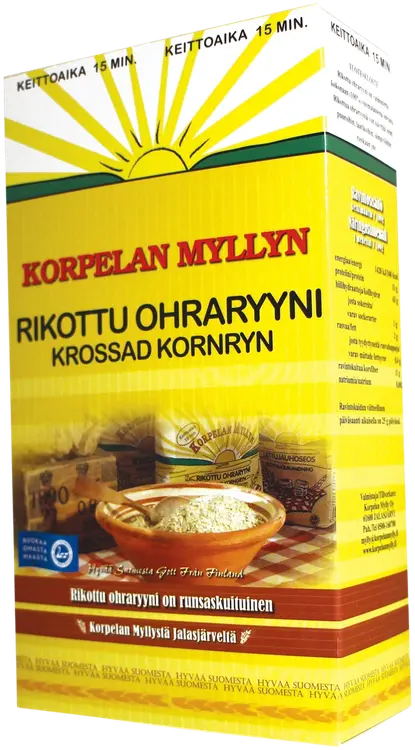 Rikottu ohraryyni 500 g Korpelan Mylly