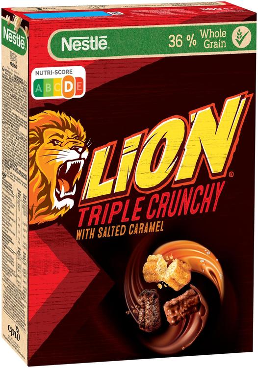 Nestlé Lion Triple Crunchy 300g vehnä- ja riisimurot