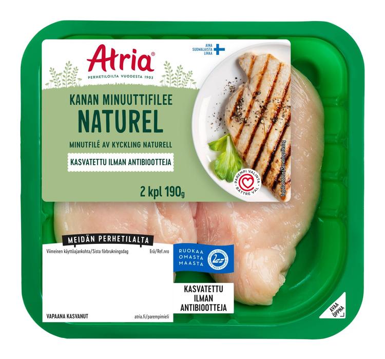 Atria Kanan Minuuttifilee Naturel 190g