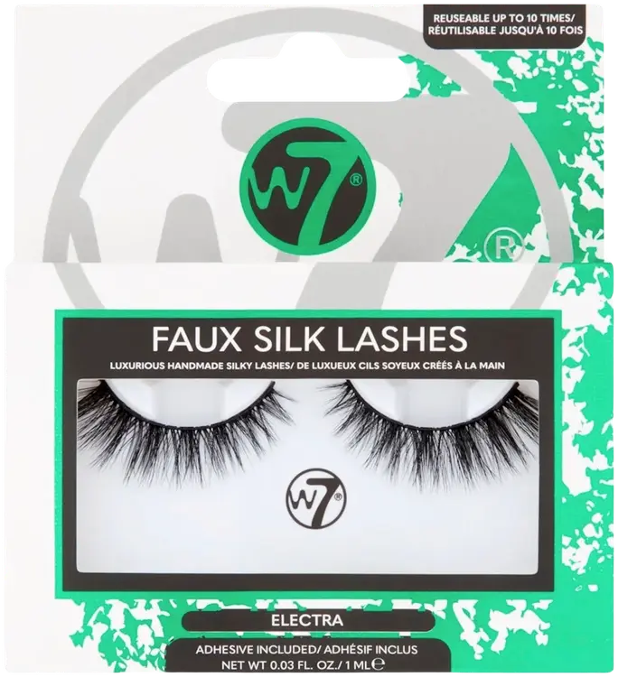 W7 irtoripset faux silk electra