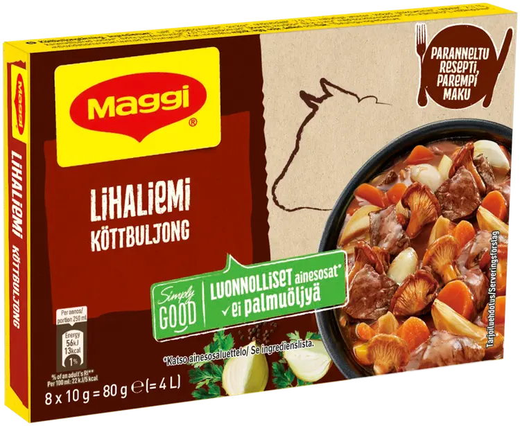 Maggi 80g Lihaliemi 8 palaa