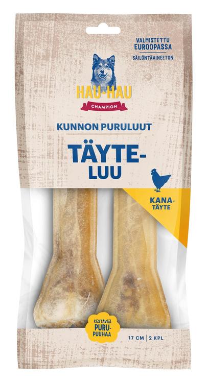 Hau-Hau Champion Kunnon puruluut Täyteluu kanalla 17 cm, 2 kpl, 230 g