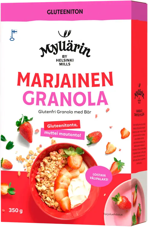 Myllärin Gluteeniton Marjainen Granola 350 g