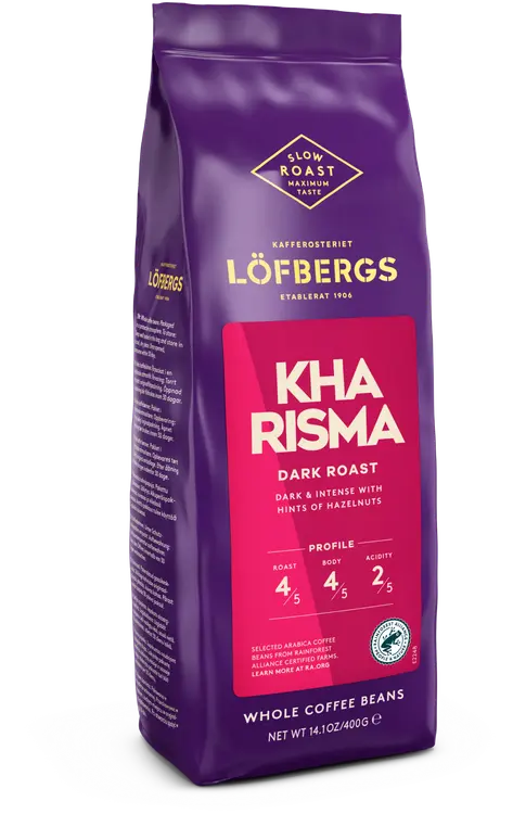 Löfbergs Kharisma Papukahvi 400 g Rainforest Alliance
