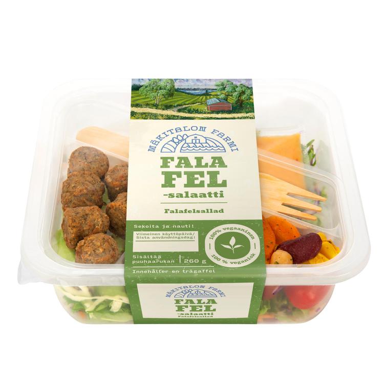 Mäkitalon Farmi Salaattiateria falafel 260g