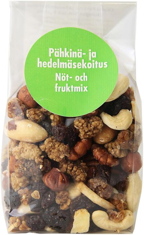 Pähkinä- ja hedelmäsekoitus