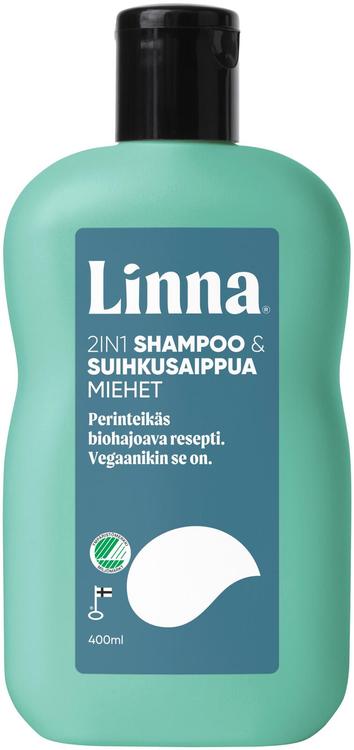 Linna 2in1 Miesten Shampoo & Suihkusaippua 400 ml​