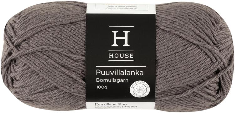 House puuvillalanka kierrätetty Aran 100 g