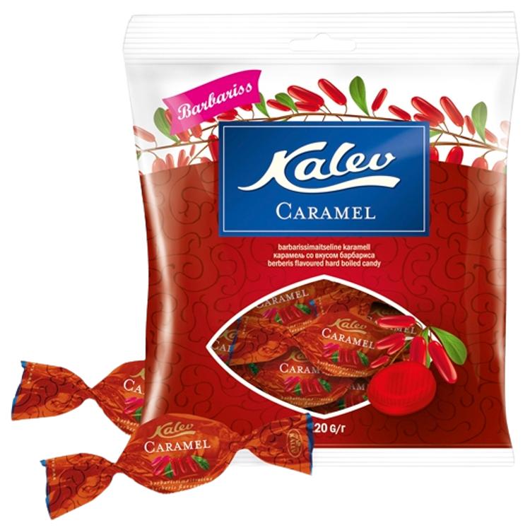 Kalev Caramel barbarissimaitselised karamellid 120 g