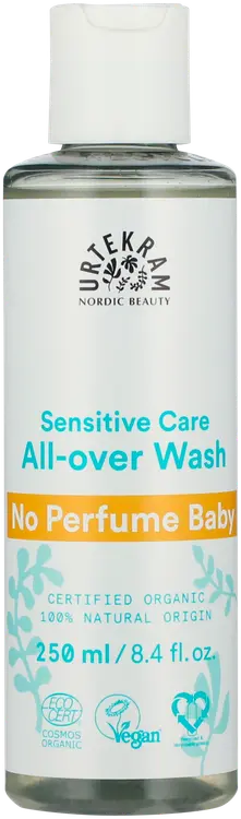Urtekram No Perfume Baby pesuneste 250ml