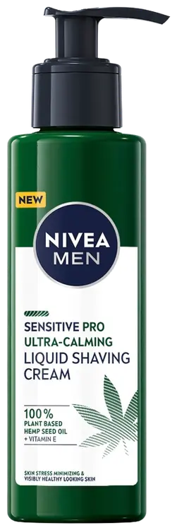 NIVEA MEN 200ml Sensitive Pro Liquid Shaving Cream -parranajoneste