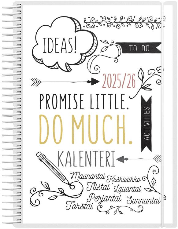 Burde Kalenteri 25/26 Scribble A5