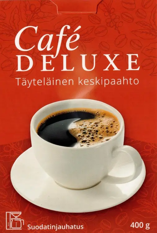 Café DELUXE -kahvi täyteläinen, keskipaahto